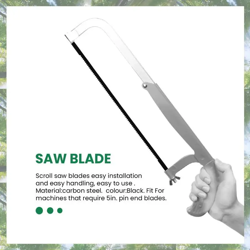 프리미엄-5인치 스크롤 톱날 36팩 모든 기계에 호환 가능 5인치 필요. 핀 엔드 스크롤 톱 - 10 TPI, 15 TPI, 18 TPI