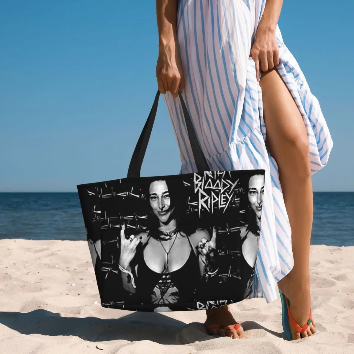 

Пляжная большая сумка Rhea Bloody Ripley, спортивная сумка для занятий йогой, большая большая сумка, женская дорожная сумка, сумка для фитнеса