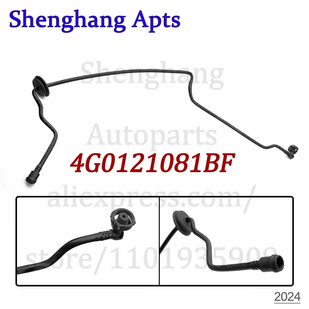 

Engine Coolant Overflow Hose For Audi A6 C7 2013-2015,A6/S6 Avant 2011-2014,A7 Sportback 2011-2014 4G0121081BF,4G0 121 081 BF