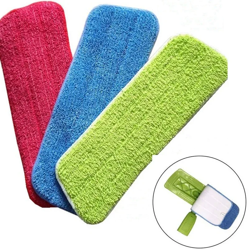 2 PCs Microfiber Replacement Mop Pads, Washable Mop Refill Fit for Spray Mops and Reveal Mops, Cleaning Tools, Wet and Dry