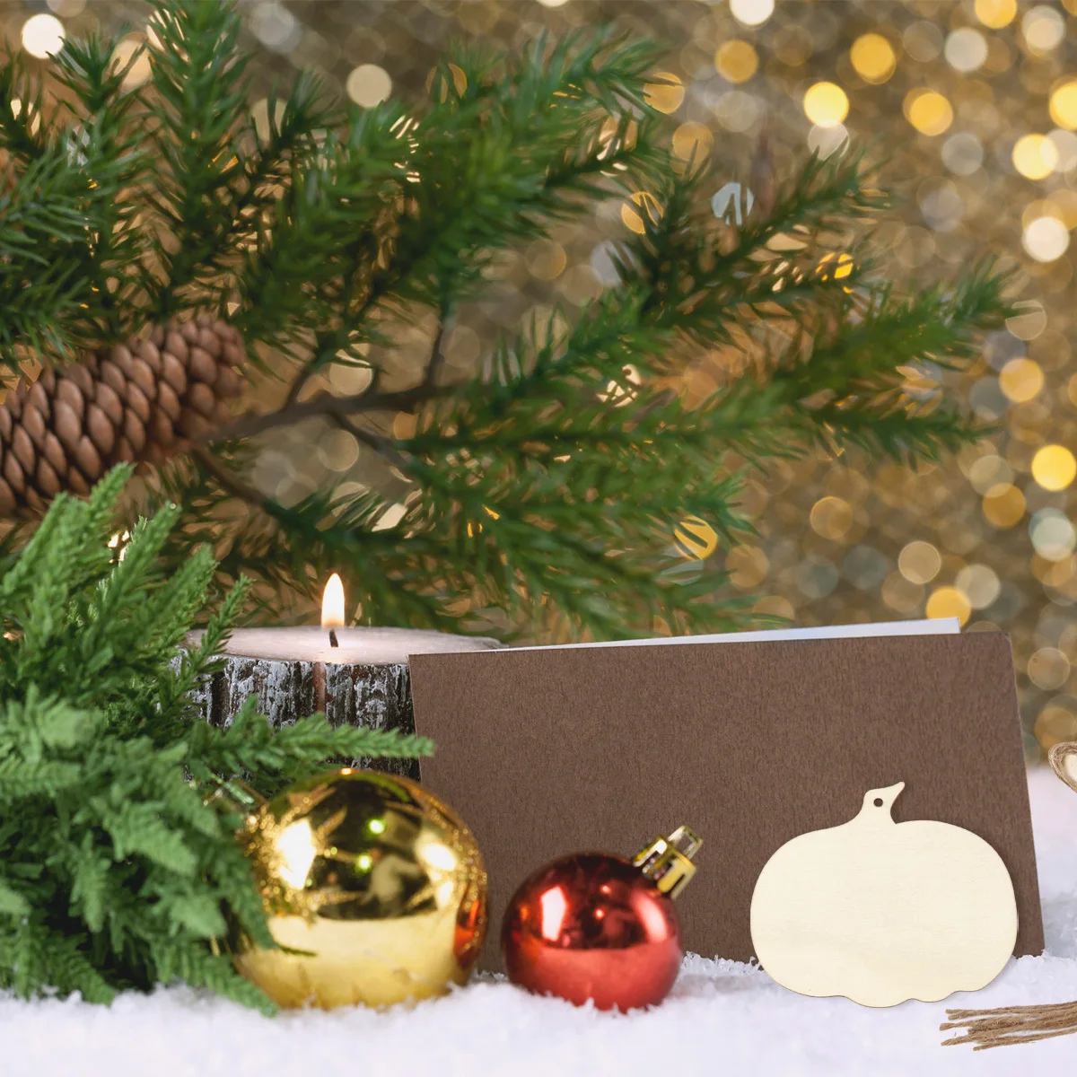 

8Pcs Blank Pumpkin Craft Wooden Pendant Ornaments Unfinished DIY Supplies for Halloween Decoration Family Activity