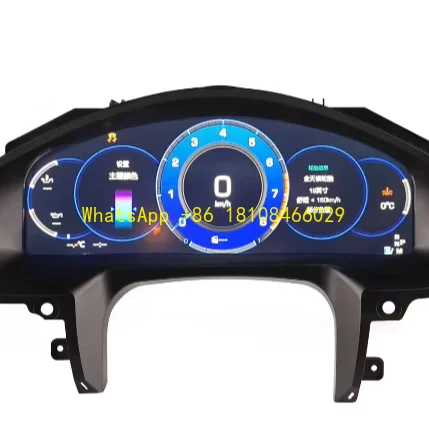 

WEIJUNPRO Full LCD Dashboard Speed Meter Stereo Instrument Panel Digital Cluster for Porsche Panamera 2010-2016 USB Connection