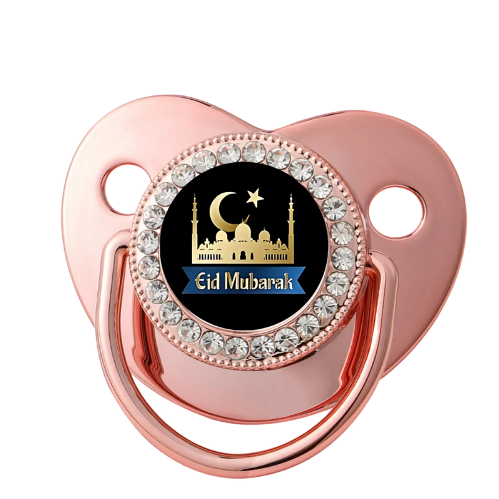 

Islamic Style Shiny Rhinestone Baby Dummy Comfort Soother for Baby