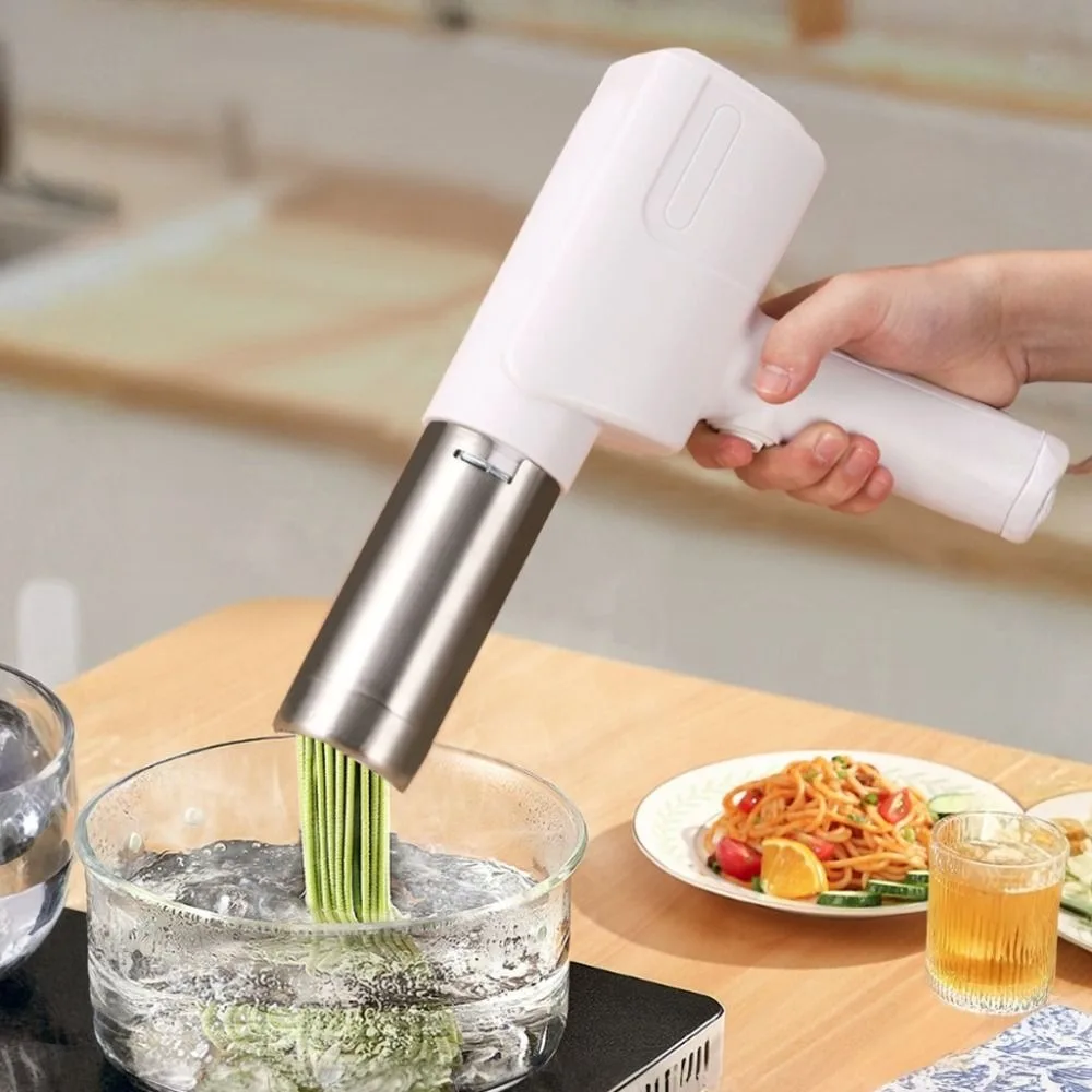 Handheld Electric Noodle Maker Wireless USB Charging Automatic Noodle Presser with 5 Molds Long-lasting Noodle Pressing Machine