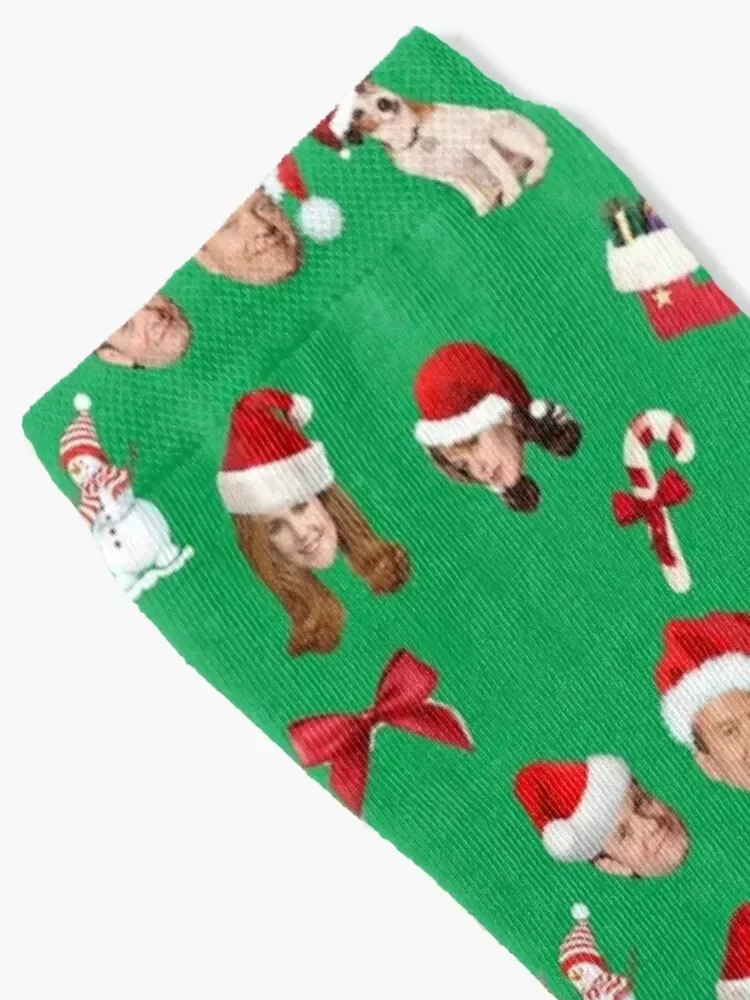 frasier christmas pattern Socks anti-slip sheer Women Socks Men's