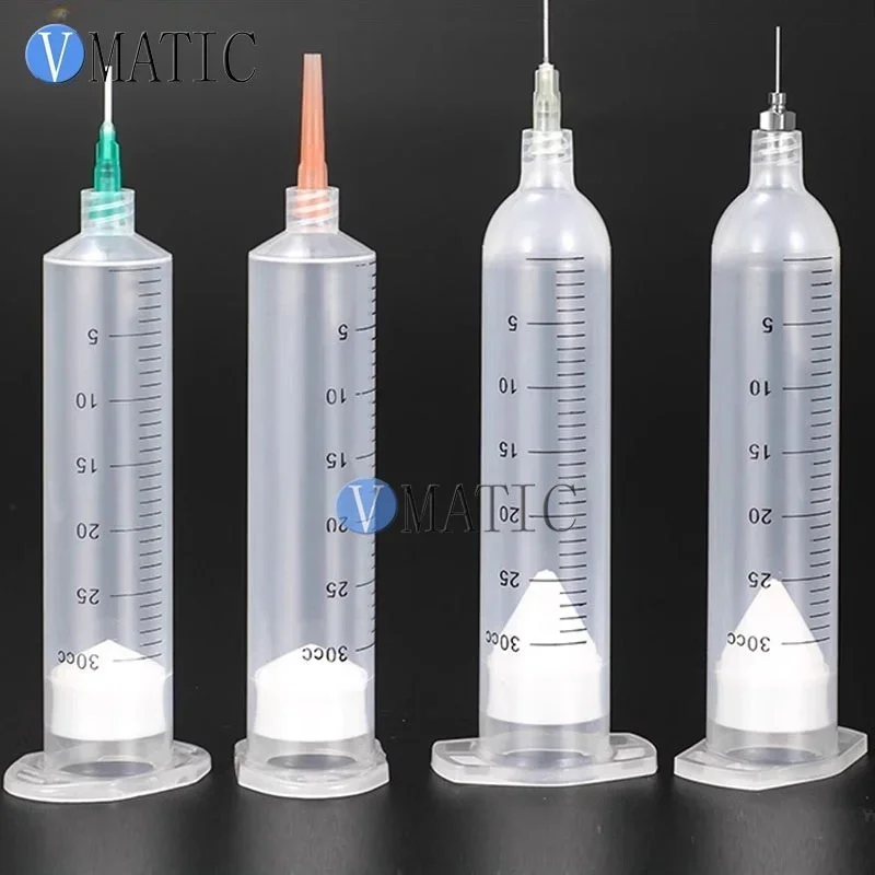 Free Shipping 55/30CC Japanese Style New Scale Pneumatic Dispensing Syringe for American Automation Glue Applicator Gun Adapter