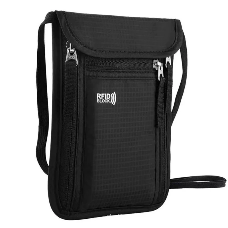 

Travel Pouch Neck Wallet Family Passport Holder Organizer Case with RFID Blocking Passport Wallet Travel Wallet Travel Accessori