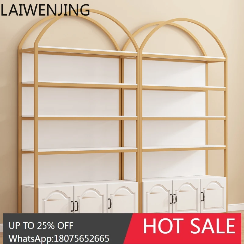 HLZ Display Cabinet Beauty Salon Product Display Cabinet Nail Display Rack Sample Cabinet Shelf Storage Rack
