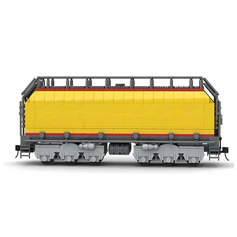 Blocco da costruzione MOC- 106739   Carrozza del serbatoio dell'olio Locomotiva del gas 1191 pezzi Puzzle per bambini adulti Compleanno Giocattolo di Natale Ornamenti regalo