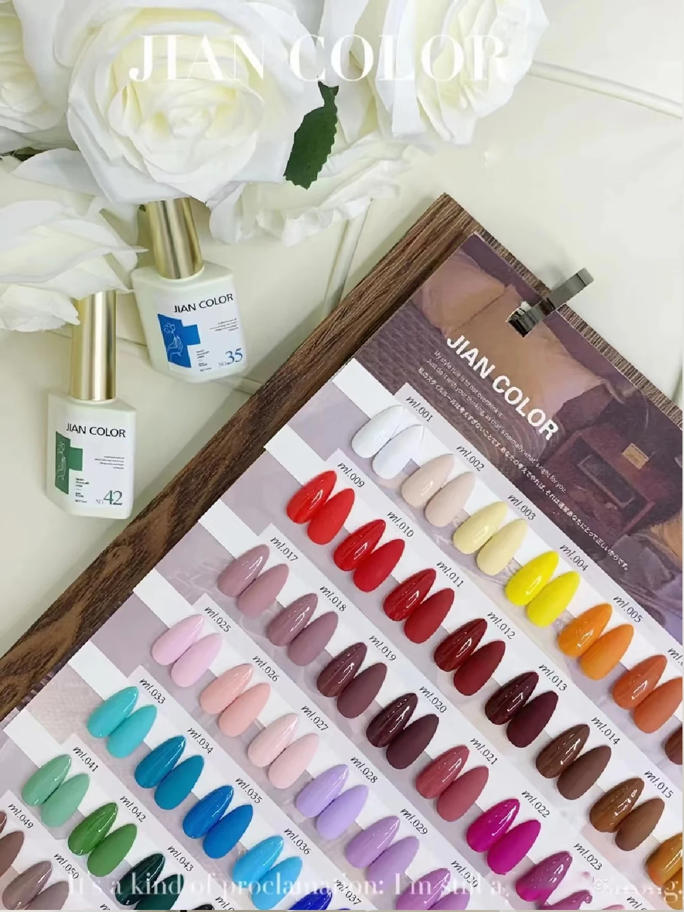 56 لونًا 15 مل مجموعة طلاء الأظافر معطف علوي لفن الأظافر مع التمهيدي، طلاء أظافر جل LED بالأشعة فوق البنفسجية مع بطاقة ألوان، فن الأظافر للمبلغ #4