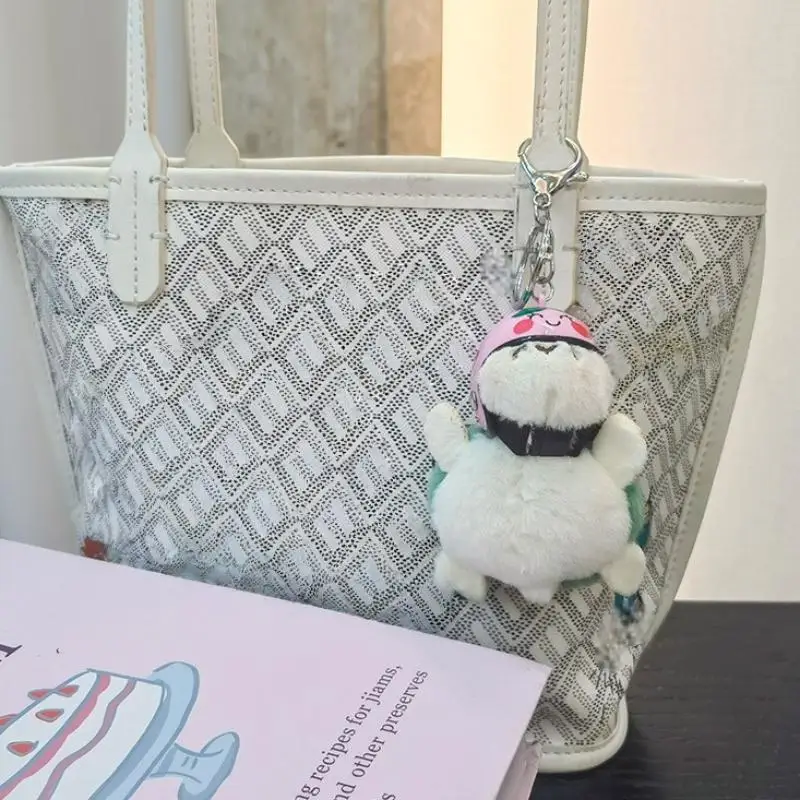 [JT]1個入り 可愛いウミガメのぬいぐるみキーホルダー、車の飾り、バッグチャーム、キーホルダーの装飾に最適な上品なペンダント