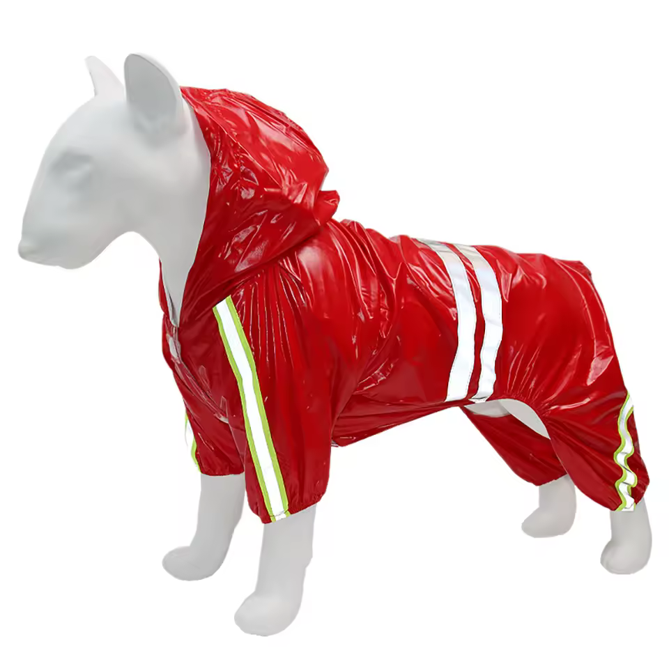 Large Dog Pet Raincoats Adjustable Dog Clothes Waterproof Lightweight Rain Jackets for Dog
