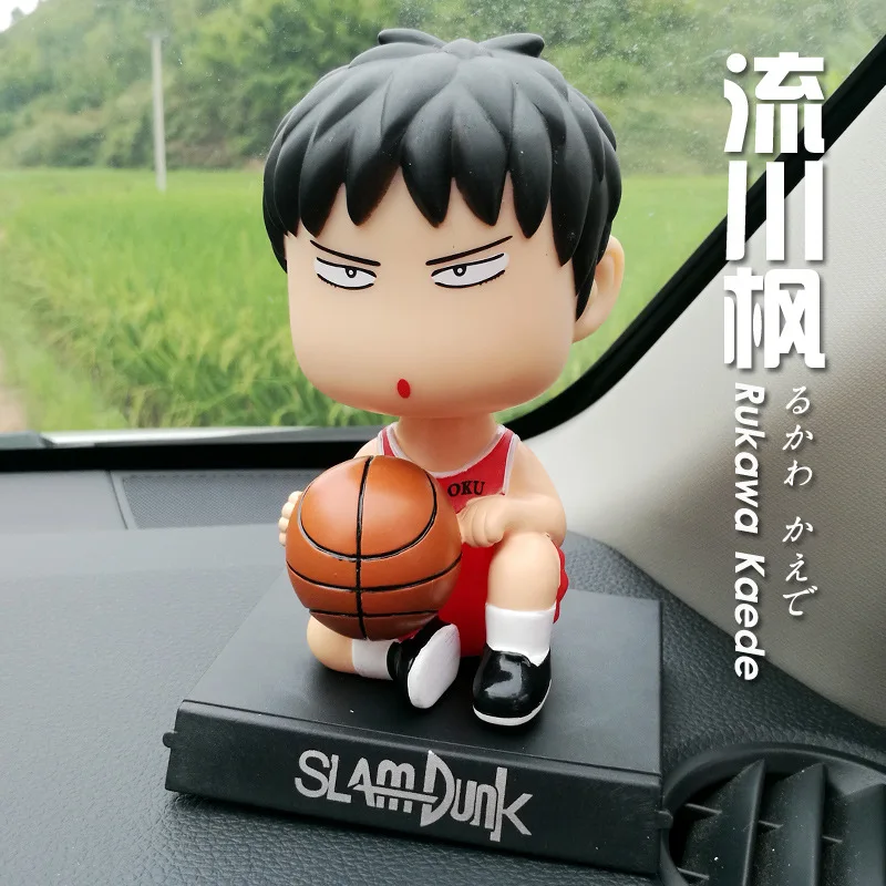 Car Interior Decoration Cartoon Anime SLAM DUNK Action Figures Hanamichi Sakuragi Sets Figurines Ornament Auto Accessories Gifts