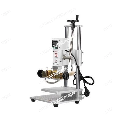 Hot-pressed PVC film, leather indentation, hot stamping flower, hot stamping and branding machine, manual desktop small