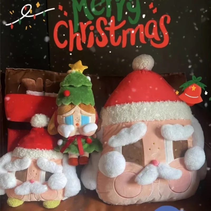 Hot Crybaby Christmas Series Kawaii Figure Models Santa Style Bag Room Decoration Pillow Christmas Tree Christmas Kids Gifts