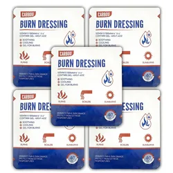 10x10cm Medical Hydrogel Burn Gel Dressing Bandage Patch for Burncare Wound Care First Aid Kit Relieve