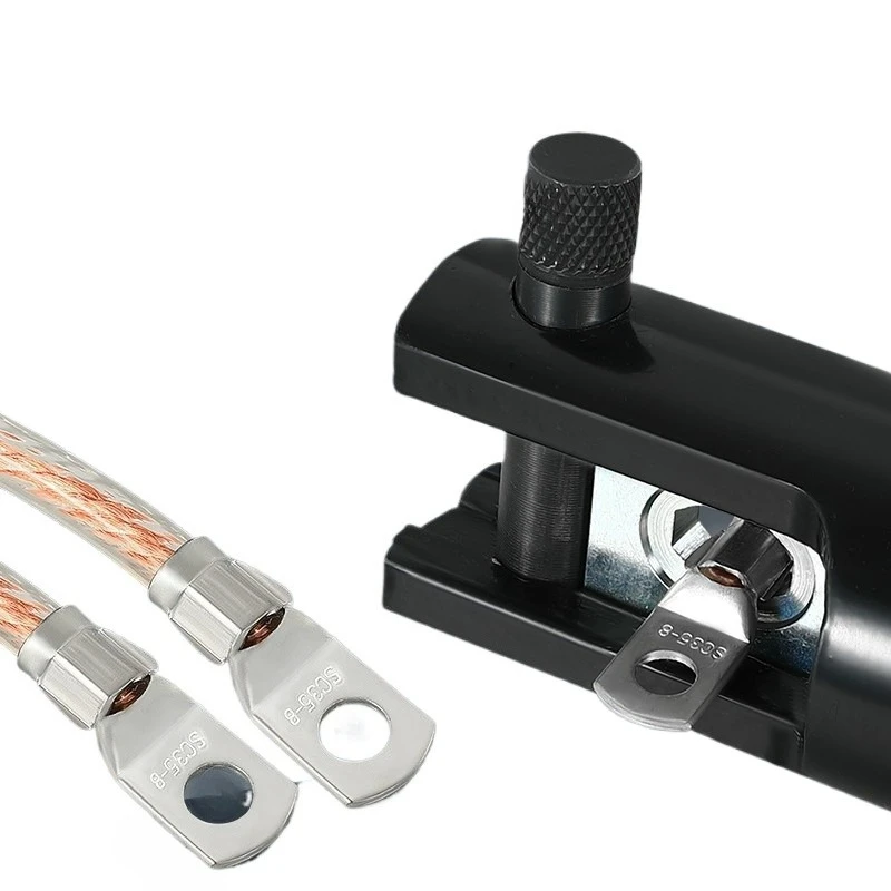 SC Series Copper Cable Lug 2.5 4 6 10 16 25 35 50mm2 Bolt Hole 4 5 6 8 10 12 14 16mm Crimp Terminal Battery Wire Ring Connector