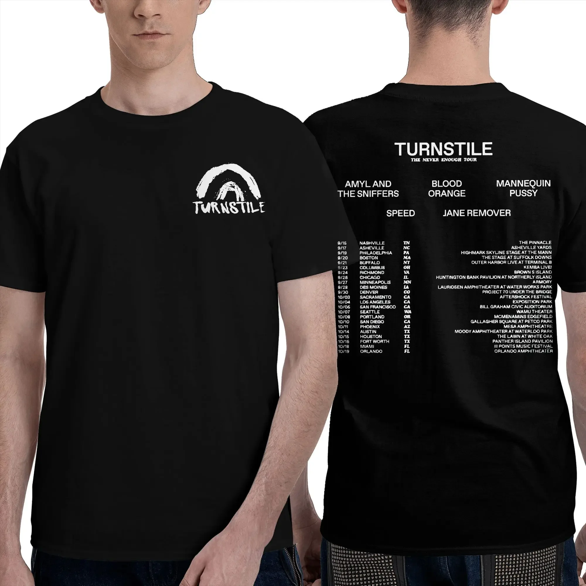 

Summer Turnstile never enough album 2026 T Shirts Accessories Men Women 100% Cotton Funny Tees Short Sleeve Tops