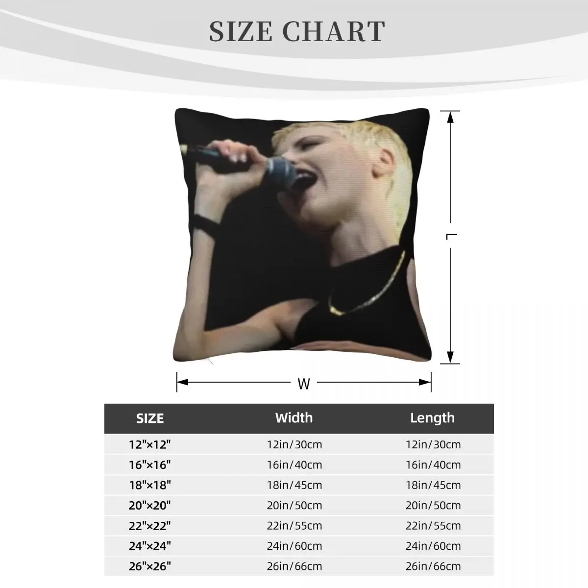 دولوريس أوريوردان المغني 00878 سادات السفر وسادة وسادة للجسم أنيمي Dakimakura كيس وسادة غطاء وسادة #5