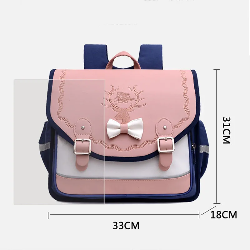 Mochila Escolar Impermeável para Crianças, Mochila Escolar para Estudantes Primários Meninas e Meninos, Mochila Mochila, Mochila