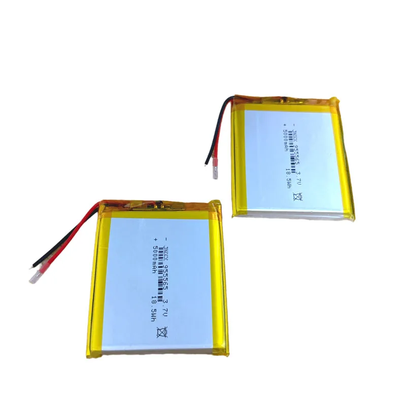 New  3.7V 5000mAh 955565 Lithium Polymer Battery Rechargeable lipo Batteries for Mobile Power GPS Locator Camera Tablet PC DVD