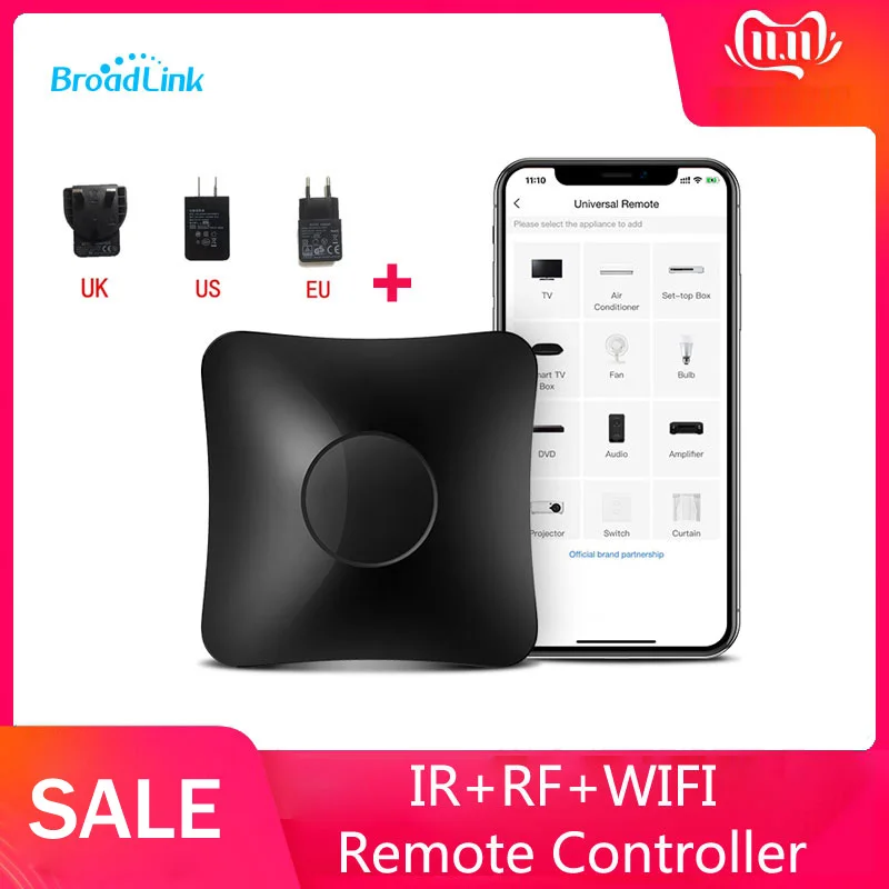 Broadlink RM4 Pro Universele Intelligente Afstandsbediening Smart Home Wifi +IR+ Rf Schakelaar Werk Met Alexa