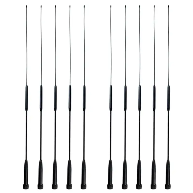 デイリーセール-10x-rh-901s-アンテナ-vhf-uhf-144-430-900mhz-オスデュアルバンドアンテナ-トランシーバー用-baofeng-uv-3r-双方向トランシーバー