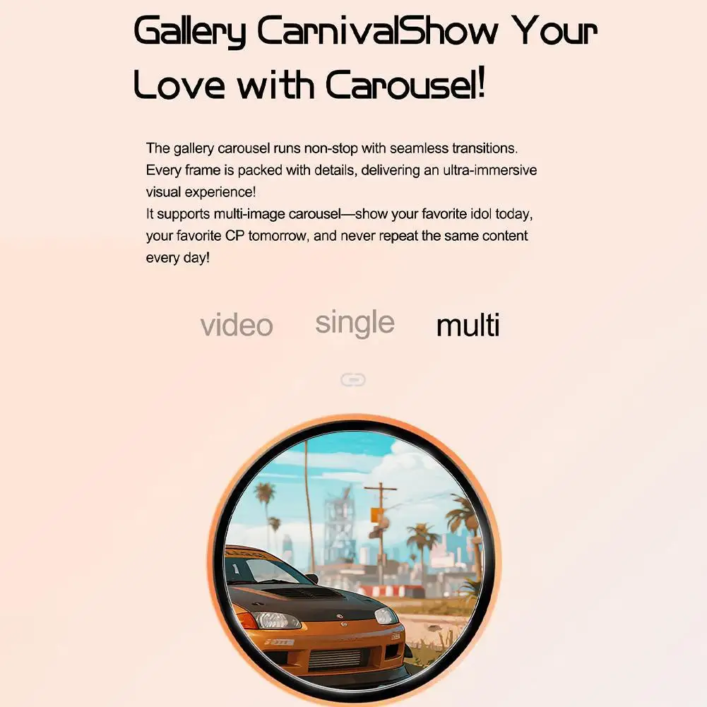 

Cyberbaji Electronic Display Touch Screen 1.7-inch HD Display Fully New Bluetooth HD Text Digits Pattern Display Badge LED Butto