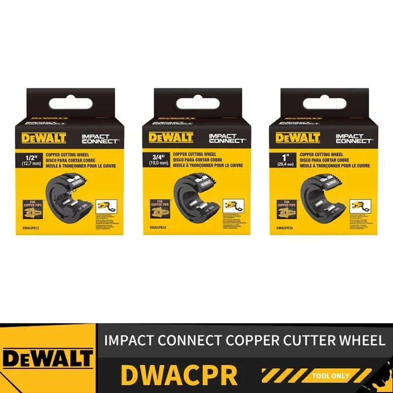 

DEWALT DWACPR12 DWACPR34 DWACPR10 Impact Connect Copper Cutter Wheel Power Tool Accessories For DWACPRIR Replacement Cutter Head