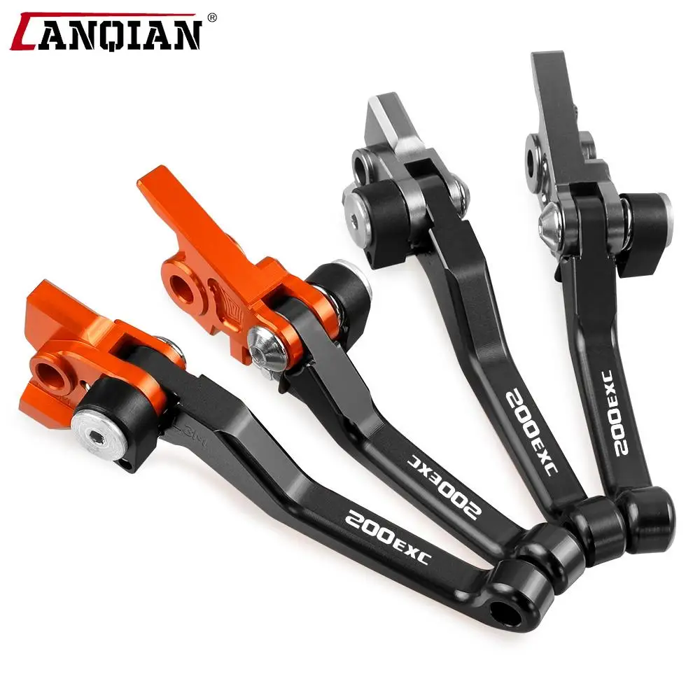 

For 200EXC XC 2016 200 EXC Motocross Foldable Pivot Dirt Bike CNC Handlebar Brake Clutch Levers Handle Lever