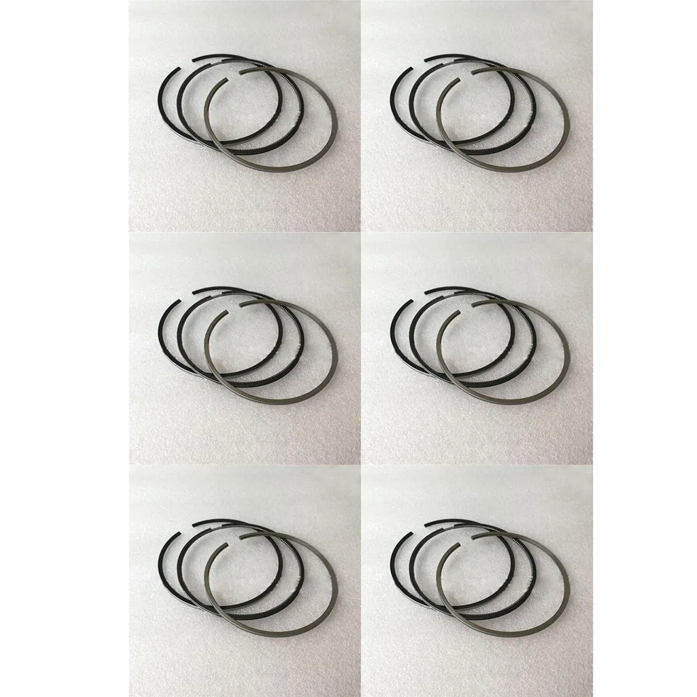 

6pcs Piston Ring Set for Cummins L10 M11 ISM11 LTA10 3803977 Rings