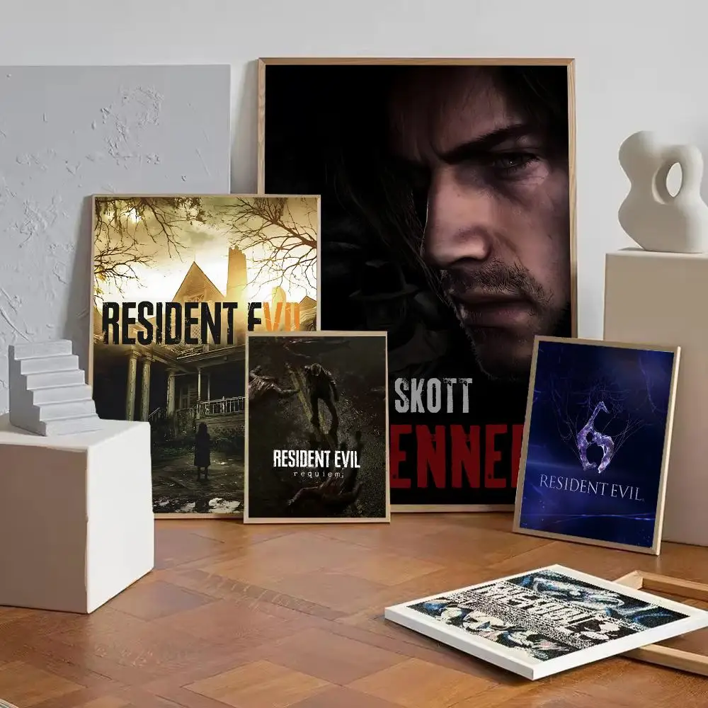 Viral Entertainment R-Resident EvilS Poster Wall Art Painting For Home Room Decoration Bedroom Wall Decor Waterproof Posters