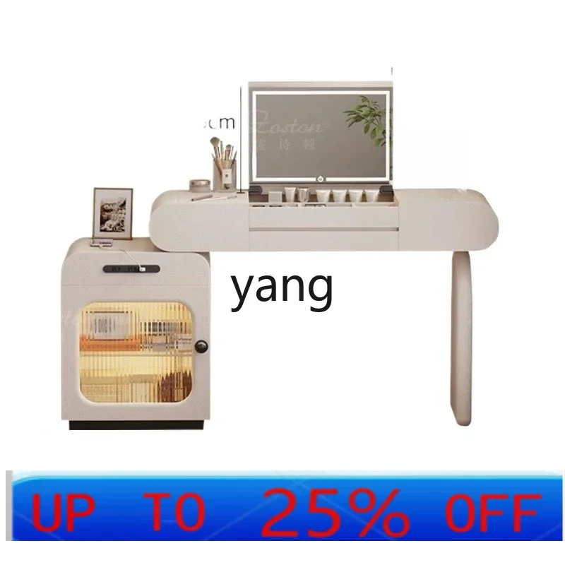 

Lmm Flip Dresser Bedroom Modern Simple French Cream Style Retractable Makeup Table Mirror Front Available