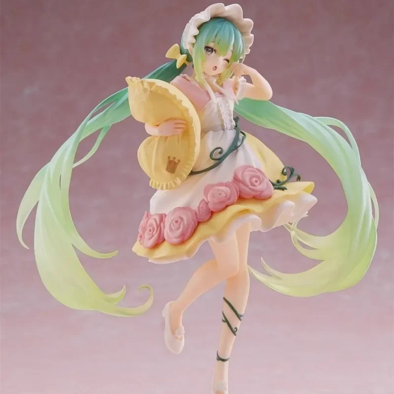 Hatsune Miku figura animación almohada Hatsune cuento de hadas Bella Durmiente conejo belleza muñeca bidimensional coche adorno regalo