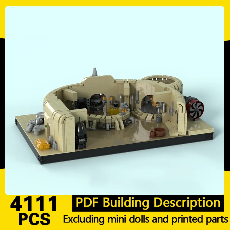 

Star Movies Model MOC Building Bricks Desert Junkyard Diorama Modular Technology Gifts Holiday Assemble Children Toys Suit