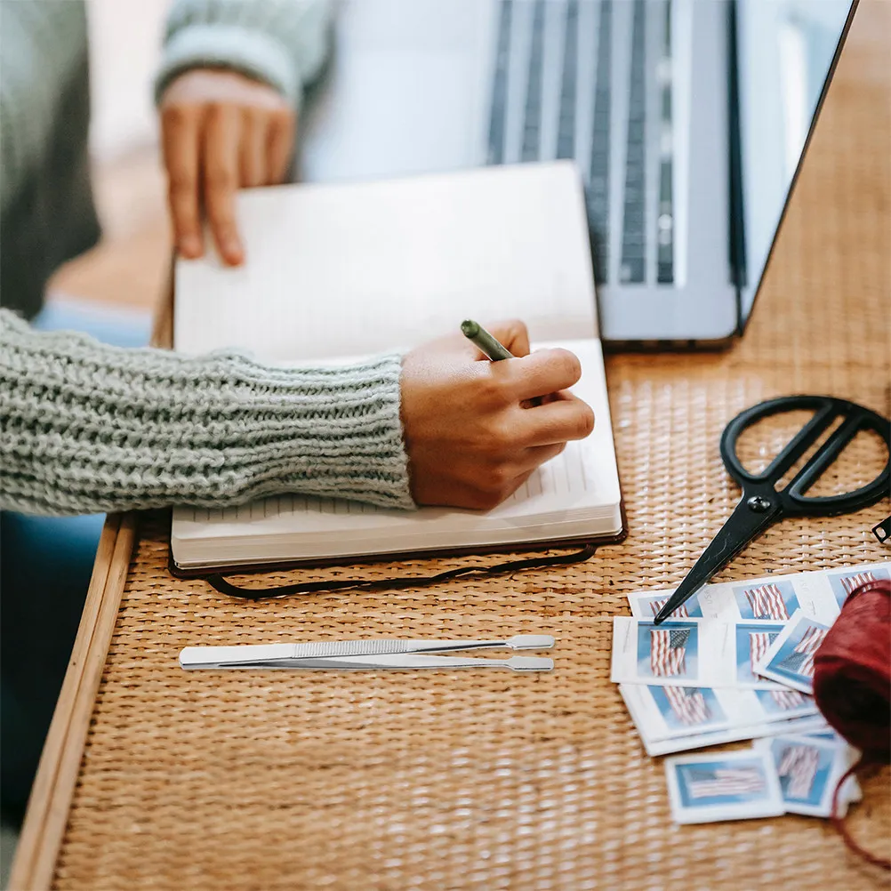 

Набор из 15 профессиональных пинцетов для накладных ресниц из легкой нержавеющей стали для домашнего и профессионального использования, инструмент для коллекционеров марок