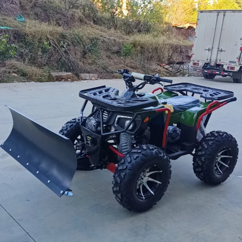 Adult 350cc Automatic 4x4 Quad Bike ATV Snow Shovel 4WD Drive and Shaft Transmission System