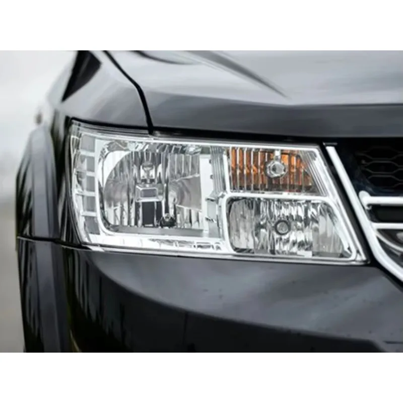 Cubierta de faro lente transparente carcasa de faro pantalla de lámpara de plexiglás para Dodge Journey 2009 2010 2011 2012 2013 2014 2015