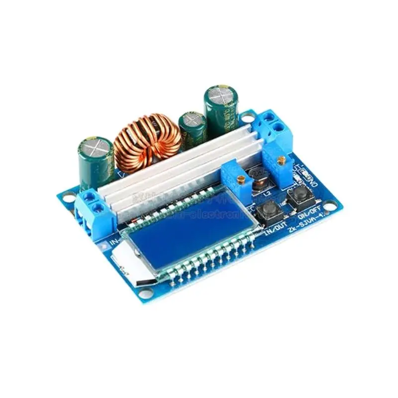 وحدة طاقة منظمة أوتوماتيكية قابلة للتعديل ، جهد وتيار ثابت ، شاشة رقمية LCD ، 4A ، 35W