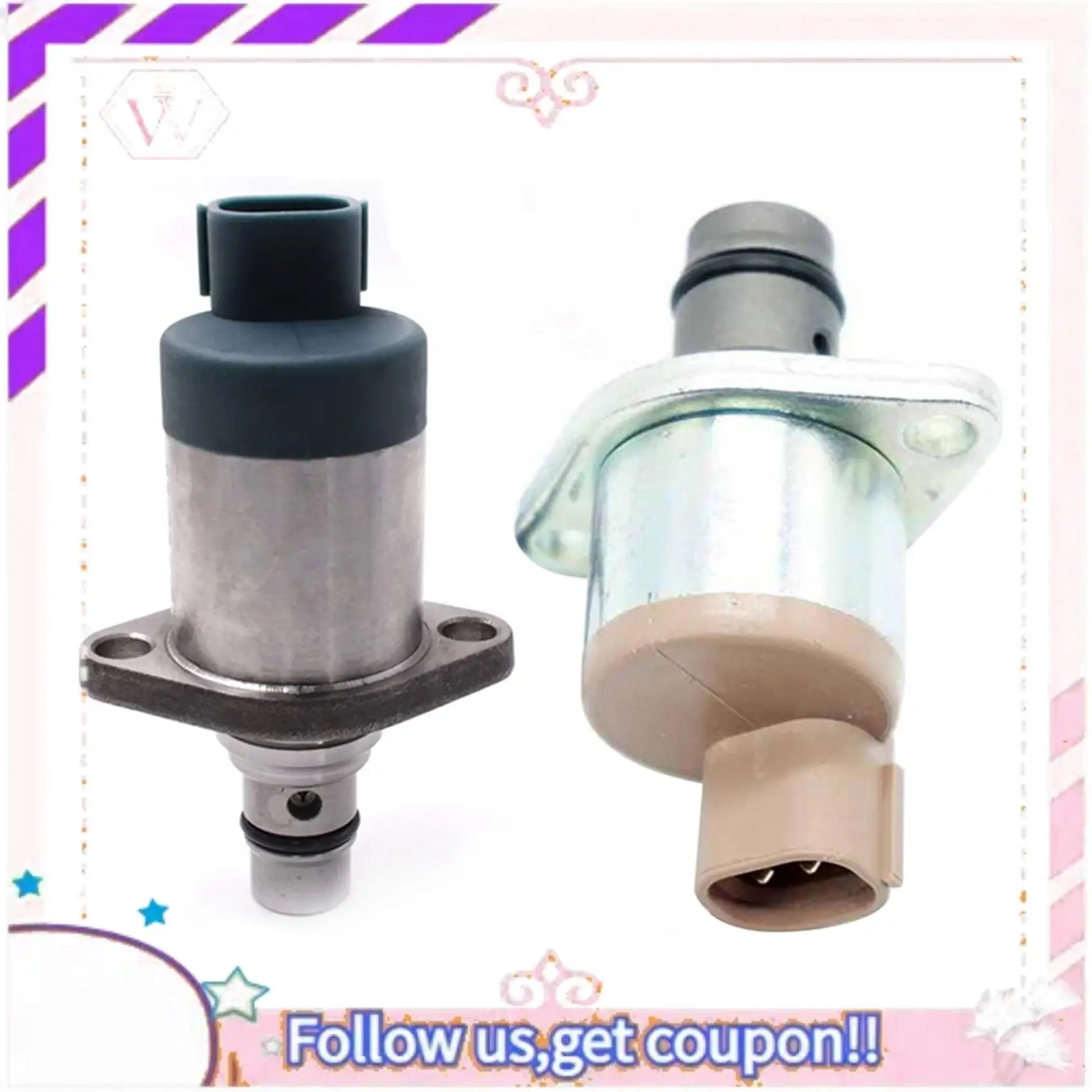 

Portable 2 Set Car Accessories: 1 Set Rail Parts Suction Control Valve SCV & 1 Set Fuel Pump Pressure Suction Control Valve SCV