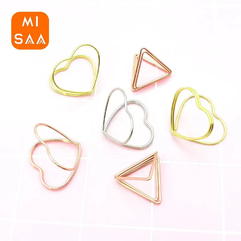 Seating Labels Placecard Clips For Party Wedding Banquet Double Heart Shape Universal Party Accessories Metal Memo Holder