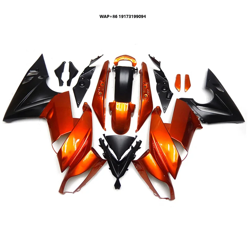 

Обвес из ABS-пластика для Ninja 650R ER6F 2009-2011 годов, оранжево-черный