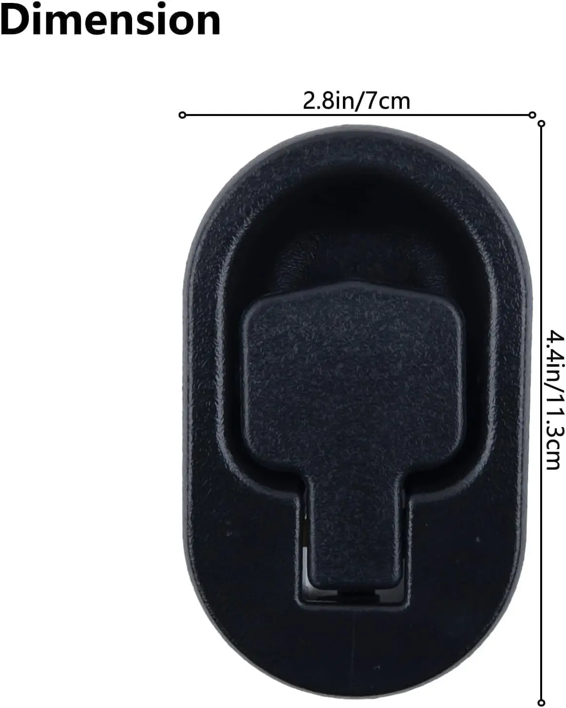 Black Recliner Release Handle, Recliner Replacement Part Sofa Chair Couch Release Lever Pull Handle Replacement Recliner Handle