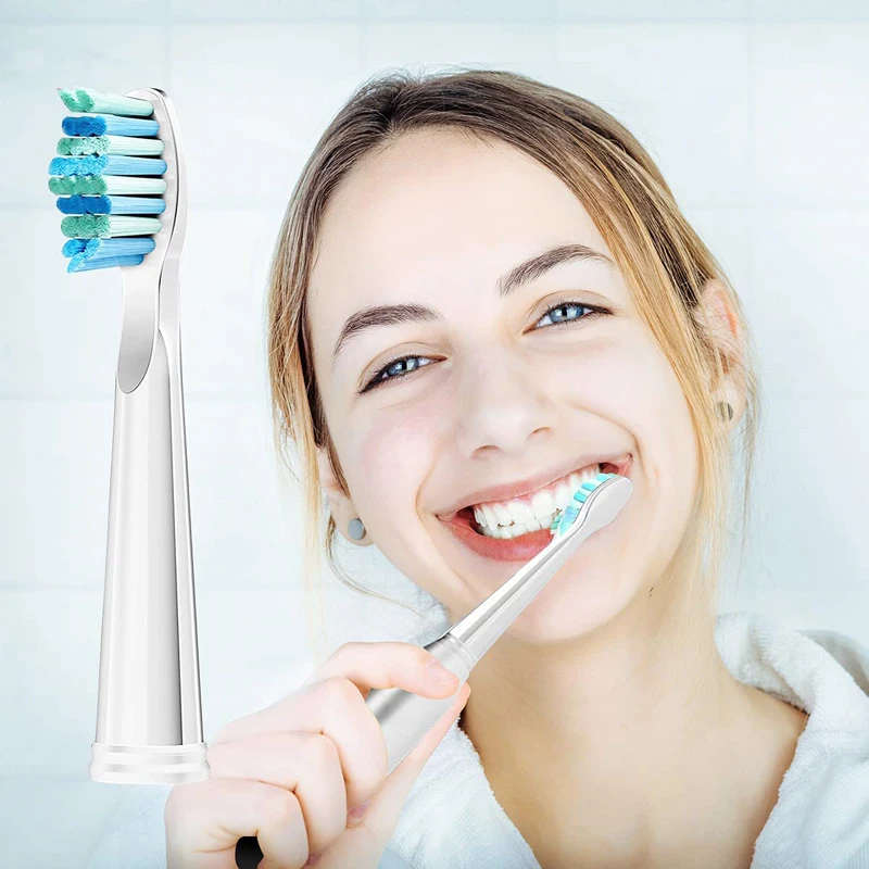 Bàn Chải Đánh Răng Điện Đầu Thay Thế 10 Chiếc Đầu Bàn Chải Đánh Răng Tương Thích Với Fairywill FW-507/508/515/551/917/959/2011/D1/D3