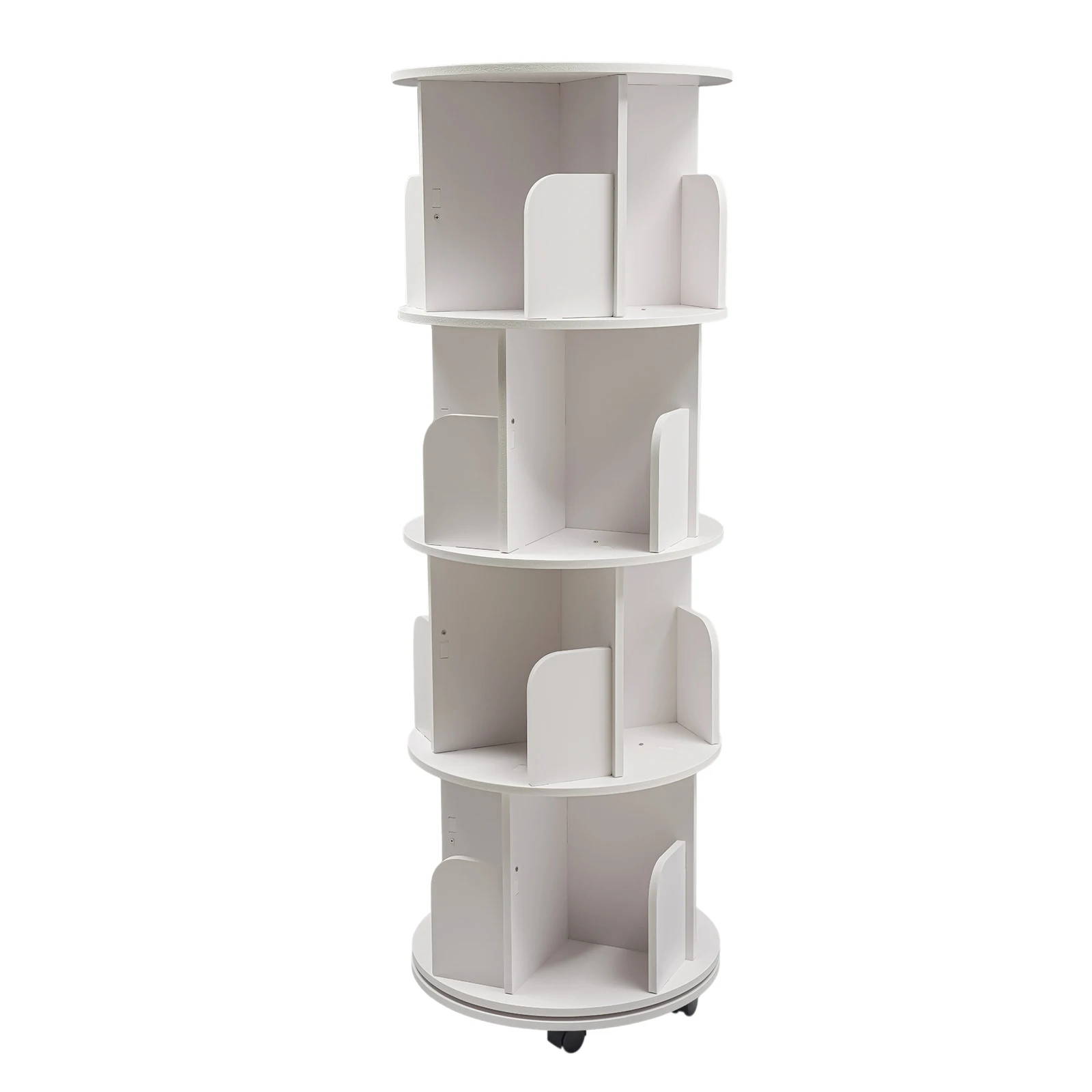 Rotating Bookshelf 360° Revolving Bookcase Display Book Shelf