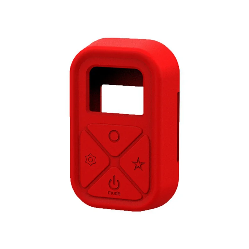 Bluetooth Remote Control Silicone Case for GoPro 10 Hero 11 10 9 8 Smart Phone Action Camera Accessories, Red