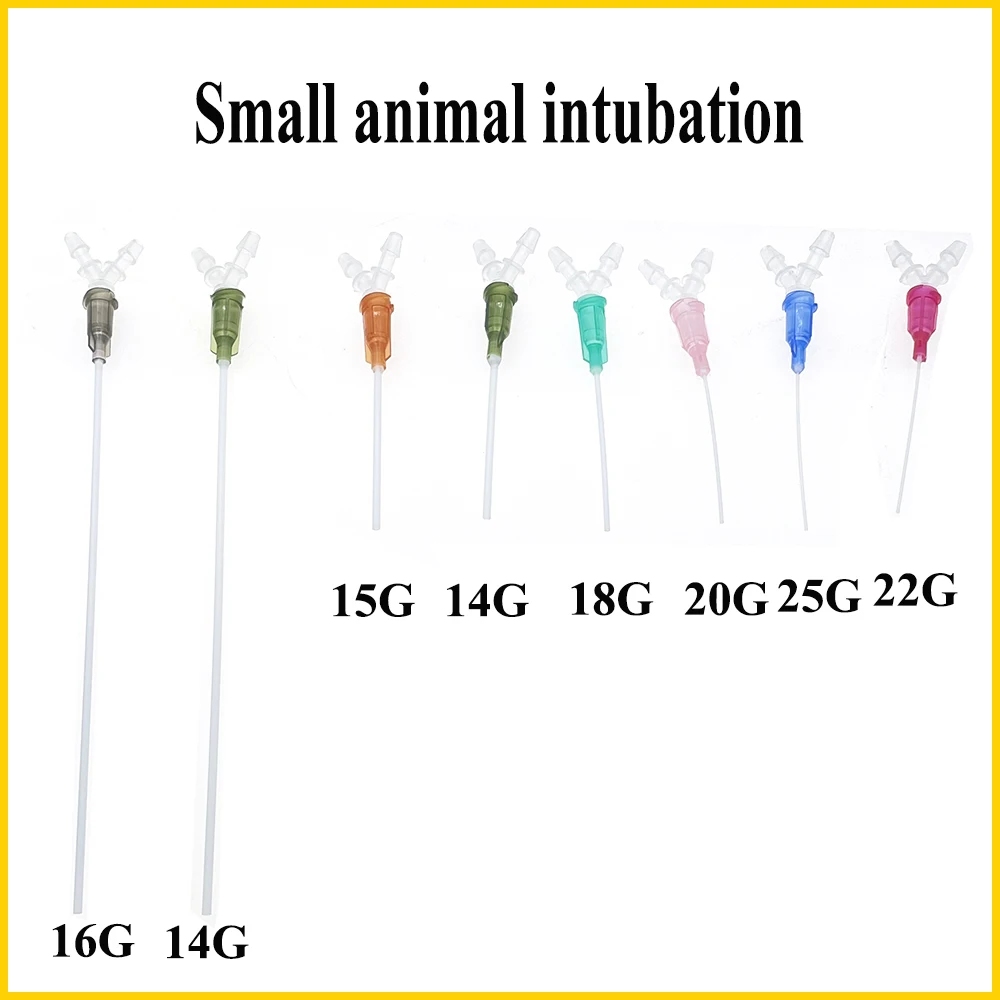 Professional Rat Tracheal Intubation Mice Mouse Small Animal Lab Experimental Breathing Catheter Tube Plastic Supplies