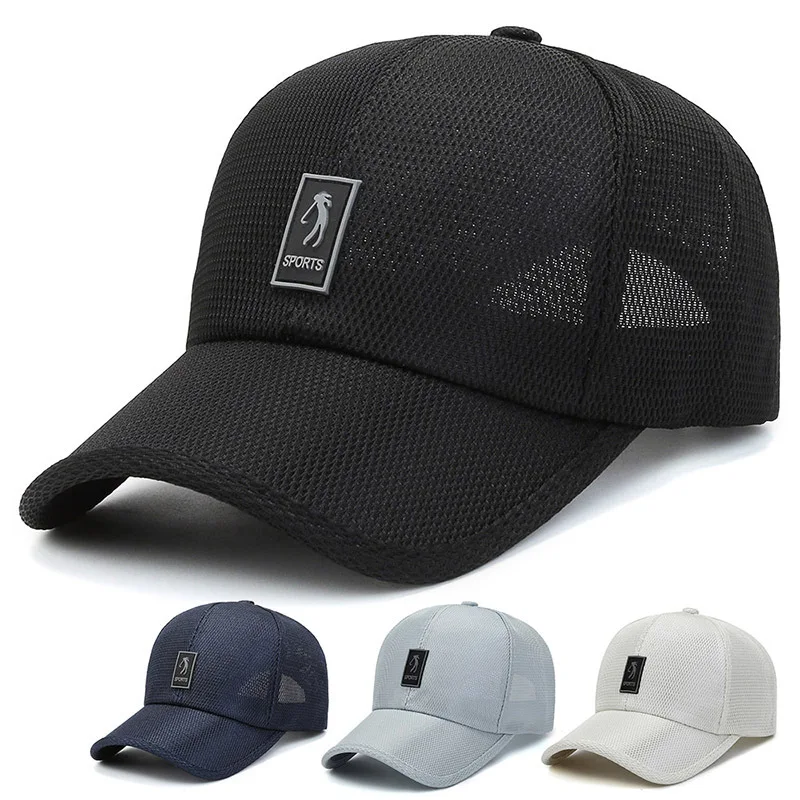 Mode Zomer Golf Baseball Cap Voor Mannen Zonnescherm Toevallige Cap Outdoor Cap Mesh Ademend Vrouwen Cap Vizier Bones Trucker Hoeden