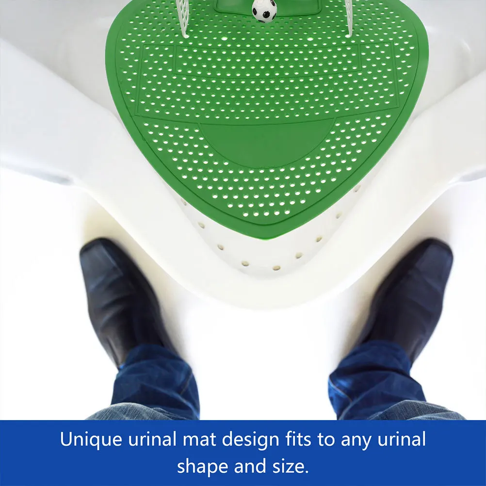 

3pcs Football Scented Urinal Screens Mats Deodorizer Anti Splash Strainer Pads for Men Toilet Bathroom Cleanliness