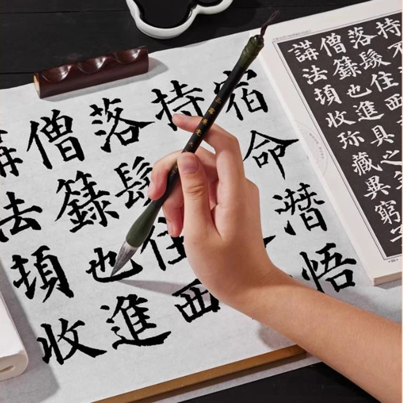 100 Sheets Raw Semi-raw Xuan Paper for Chinese Fine Brushwork (Gongbi) and Traditional Calligraphy Art Supplies 35x138 cm